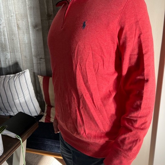 Polo Mens 3/4 zip sweater good condition, gently worn L - Picture 2 of 3